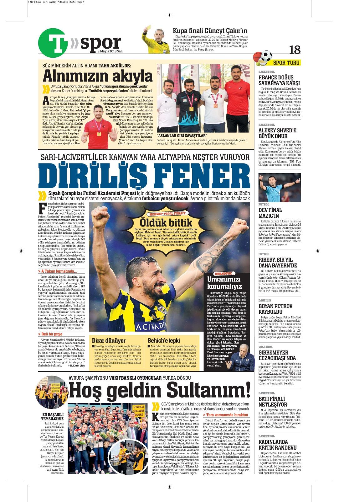 8 Mayıs 2019 Cumartesi 8 Mayıs 2019 Cumartesi